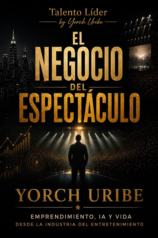 Portada del libro El Negocio del Espectáculo, de Yorch Uribe